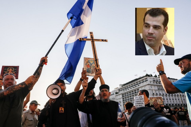 Υπουργός Υγείας Θ. Πλεύρης: «Σφήνα» στους ακροδεξιούς χριστιανοταλιμπάν και το αντιεμβολιαστικό «κίνημα»!