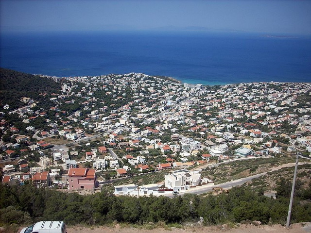 View on Saronida