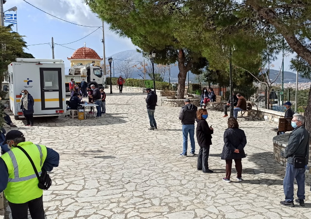Τί έδειξαν τα rapid tests στην Ανθούσα τη Δευτέρα 22/3/2021