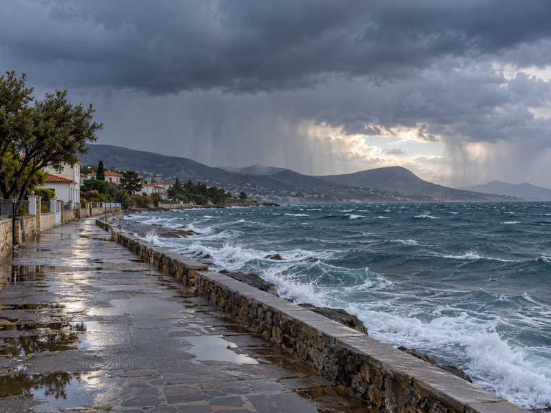 Αν. Αττική: Βροχές, καταιγίδες και βοριάδες μέχρι την 28η Οκτωβρίου