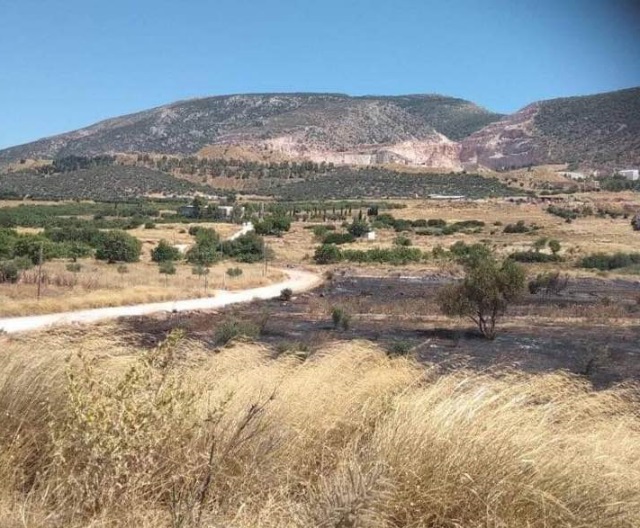 Η περίεργη φωτιά στη μέση του... πουθενά στο Μαρκόπουλο!
